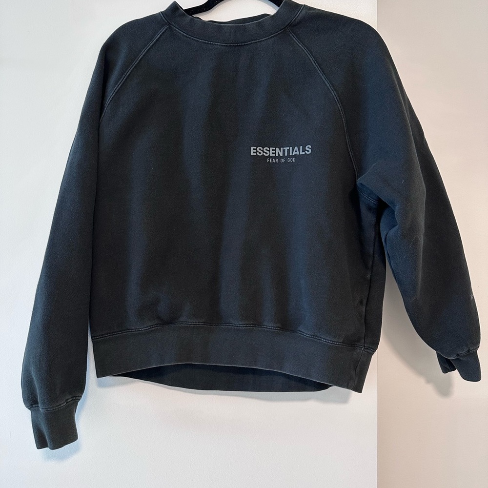 Essentials Black Sweatshirt